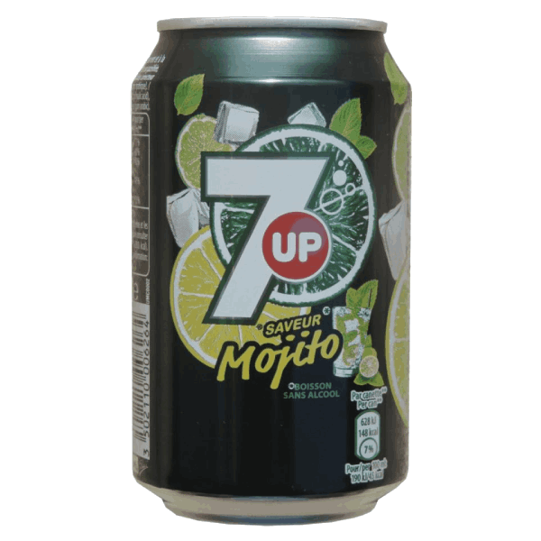 7 Up Refrigerante c/ Sabor a "Mojito" Lata 330ml