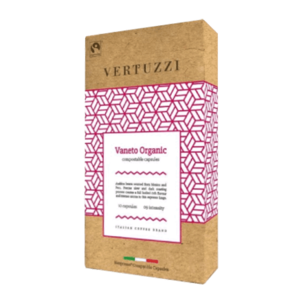 Vertuzzi Café "Vaneto Organic" compatível com Nespresso® 10 cápsulas
